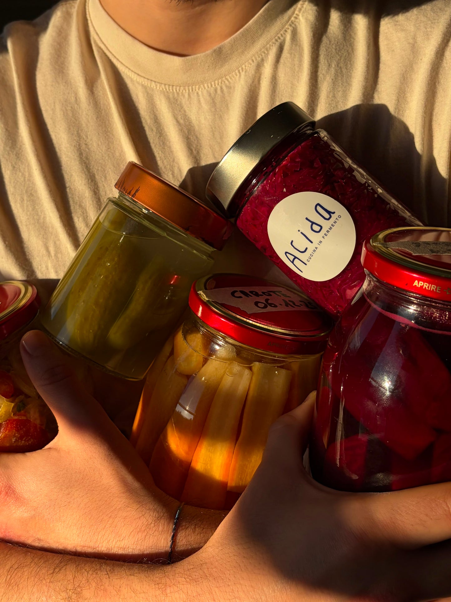 Verdure fermentate con ACIDA